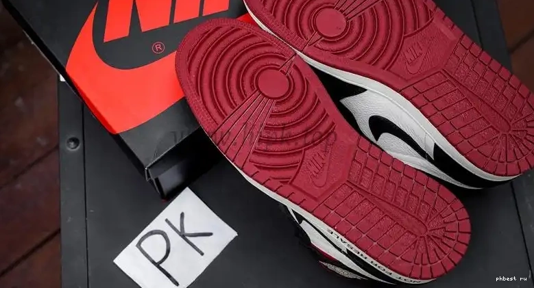 SHIP READY Jordan PK RETAIL TO Not Retro GOD For Varsity Red Resale High 1 MATERIALS 0514